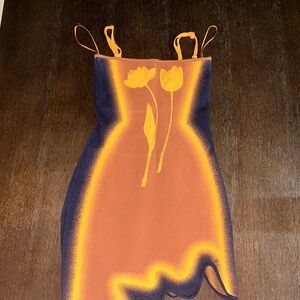 PH5 Orange Knit Fabric